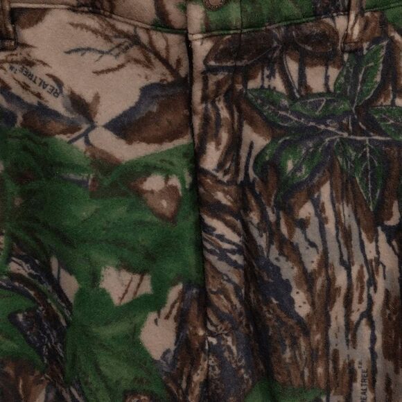 Cabela's Real Tree Camo Insulated Thick Fleece Pants Size 36x30 Hunting Pants - Picture 10 of 11